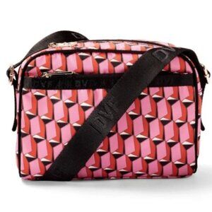 NWT DVF for Target Pink Modern Geo Camera Bag